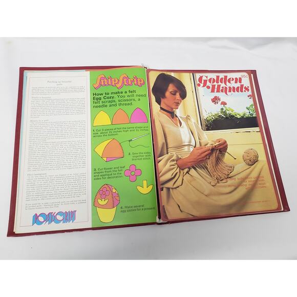 Vintage Golden Hands Volume 2 Sewing Crochet Knitting Dressmaking Patchwork Book - Picture 13 of 14